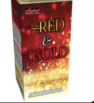 RED AND GOLD FOUNTAIN